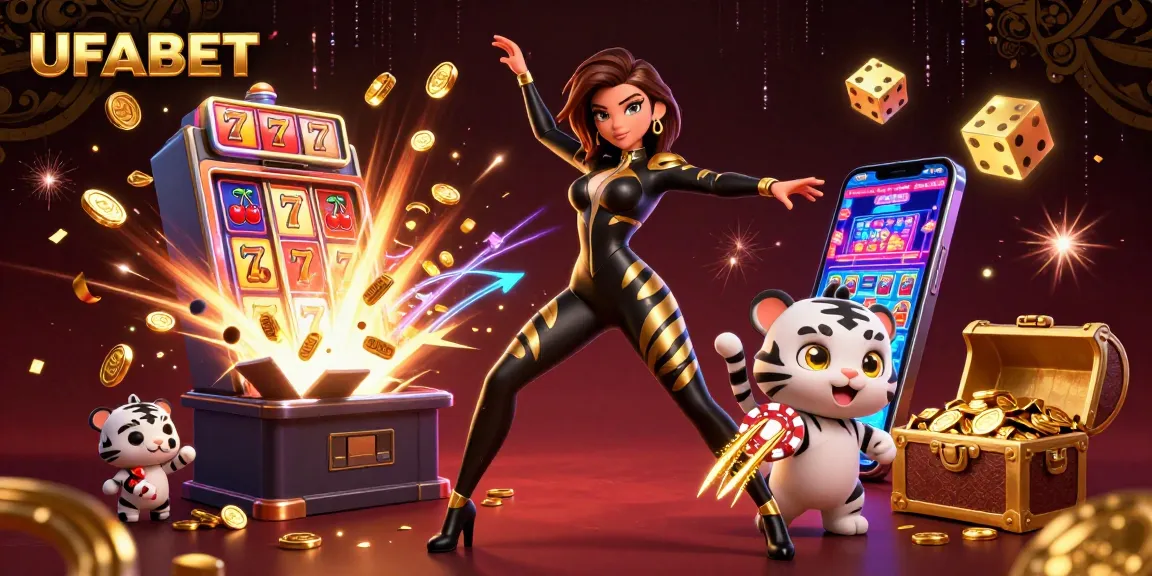 Engage in thrilling gameplay at UFABET with dynamic casino elements and rich 3D illustration.