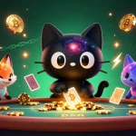 Win big with ok9 vin at a cosmic casino featuring vibrant characters and dynamic game elements.